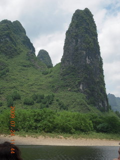 China eclipse - Li River  boat tour