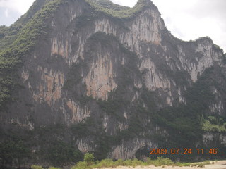 China eclipse - Li River  boat tour