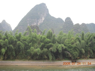 China eclipse - Li River  boat tour