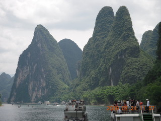 384 6xq. China eclipse - Li River  boat tour