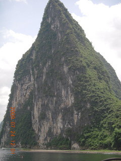 389 6xq. China eclipse - Li River  boat tour