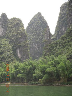 390 6xq. China eclipse - Li River  boat tour