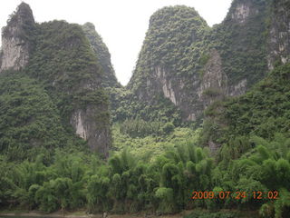 391 6xq. China eclipse - Li River  boat tour