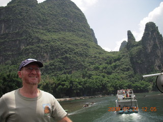 China eclipse - Li River  boat tour - Adam