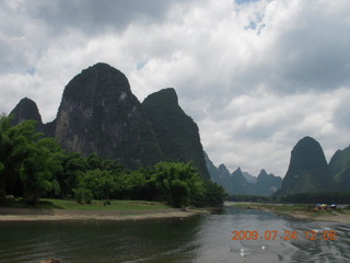 China eclipse - Li River  boat tour