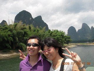 412 6xq. China eclipse - Li River  boat tour