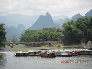 China eclipse - Li River  boat tour