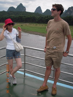 China eclipse - Li River  boat tour