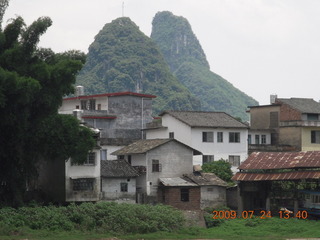 China eclipse - Li River  boat tour - Yangshuo