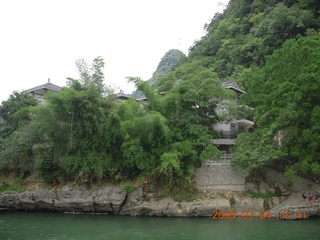 China eclipse - Li River  boat tour