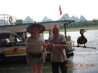 China eclipse - Li River  boat tour