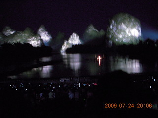 495 6xq. China eclipse - Yangshuo - Impression night show