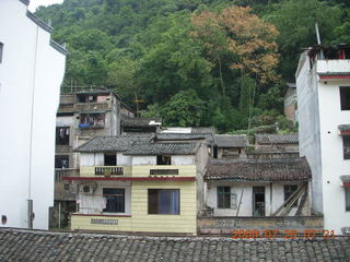 76 6xr. China eclipse - Yangshuo hotel view