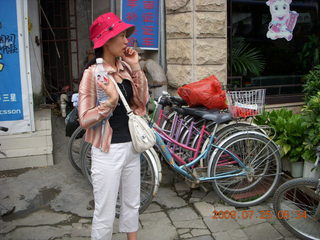 China eclipse - Yangshuo bicycle ride - Ling