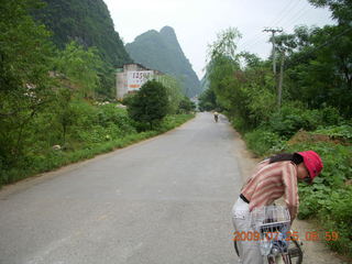 China eclipse - Yangshuo bicycle ride