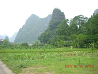 China eclipse - Yangshuo bicycle ride