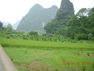 China eclipse - Yangshuo bicycle ride - Ling