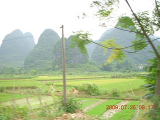 109 6xr. China eclipse - Yangshuo bicycle ride