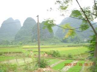 China eclipse - Yangshuo bicycle ride