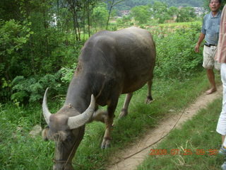 China eclipse - Yangshuo bicycle ride - walk to farm village - Ling