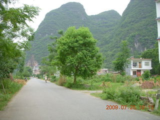 China eclipse - Yangshuo bicycle ride