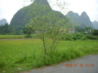 China eclipse - Yangshuo bicycle ride