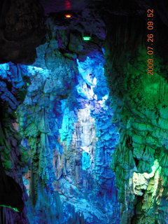 China eclipse - Guilin - Reed Flute Cave (really low light, extensive motion stabilization)