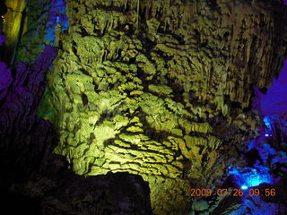 China eclipse - Guilin - Reed Flute Cave (really low light, extensive motion stabilization)