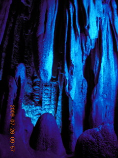 77 6xs. China eclipse - Guilin - Reed Flute Cave (really low light, extensive motion stabilization)
