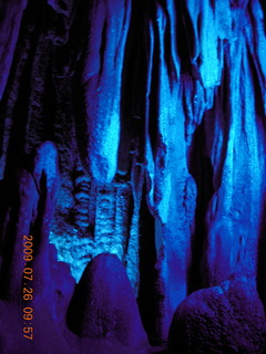 China eclipse - Guilin - Reed Flute Cave (really low light, extensive motion stabilization)