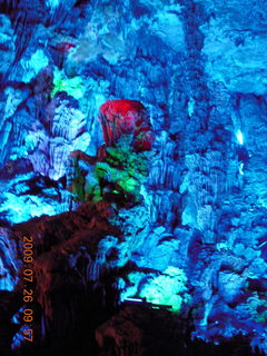 China eclipse - Guilin - Reed Flute Cave (really low light, extensive motion stabilization)