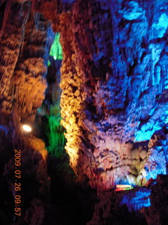 80 6xs. China eclipse - Guilin - Reed Flute Cave (really low light, extensive motion stabilization)