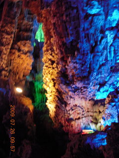 China eclipse - Guilin - Reed Flute Cave (really low light, extensive motion stabilization)