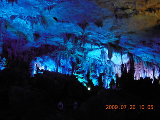 China eclipse - Guilin - Reed Flute Cave (really low light, extensive motion stabilization)