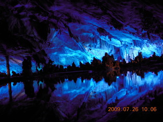 China eclipse - Guilin - Reed Flute Cave (really low light, extensive motion stabilization)