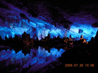 China eclipse - Guilin - Reed Flute Cave (really low light, extensive motion stabilization)