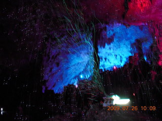 China eclipse - Guilin - Reed Flute Cave (really low light, extensive motion stabilization)