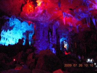 91 6xs. China eclipse - Guilin - Reed Flute Cave (really low light, extensive motion stabilization)