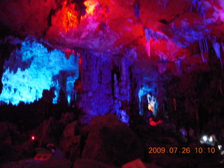 China eclipse - Guilin - Reed Flute Cave (really low light, extensive motion stabilization)