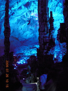 China eclipse - Guilin - Reed Flute Cave (really low light, extensive motion stabilization)