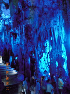 China eclipse - Guilin - Reed Flute Cave (really low light, extensive motion stabilization)