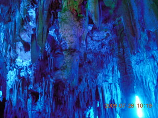 China eclipse - Guilin - Reed Flute Cave (really low light, extensive motion stabilization)