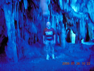 106 6xs. China eclipse - Guilin - Reed Flute Cave (really low light, extensive motion stabilization) - Adam