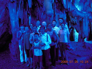 China eclipse - Guilin - Reed Flute Cave (really low light, extensive motion stabilization)