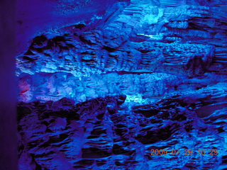 China eclipse - Guilin - Reed Flute Cave (really low light, extensive motion stabilization)