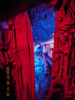 China eclipse - Guilin - Reed Flute Cave (really low light, extensive motion stabilization)