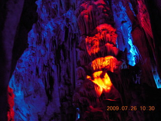 115 6xs. China eclipse - Guilin - Reed Flute Cave (really low light, extensive motion stabilization)