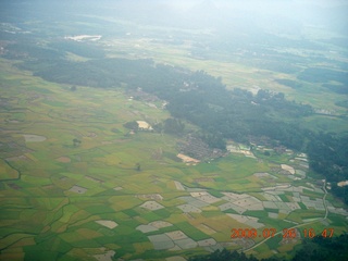 China eclipse - aerial - Guilin