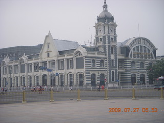 China eclipse - Beijing morning run - railway museum