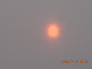 20 6xt. China eclipse - Beijing morning run - soft sun zoomed in
